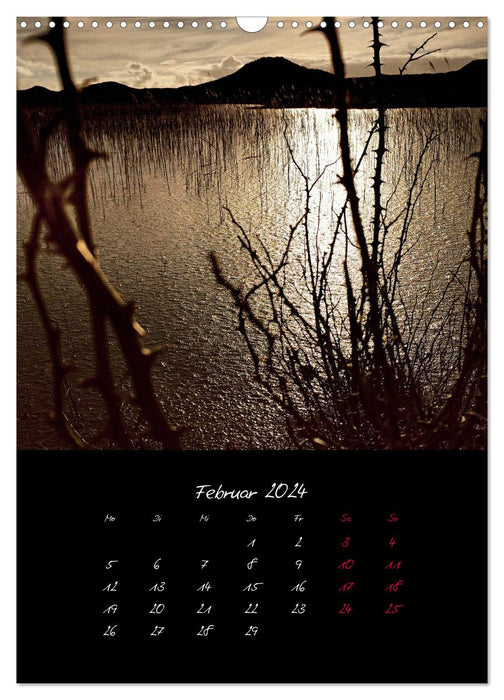 Landscapes of water, sand and light (CALVENDO wall calendar 2024) 