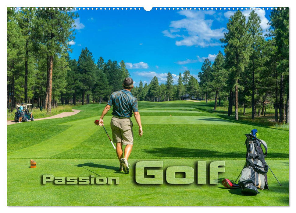 Passion Golf (Calendrier mural CALVENDO 2024) 