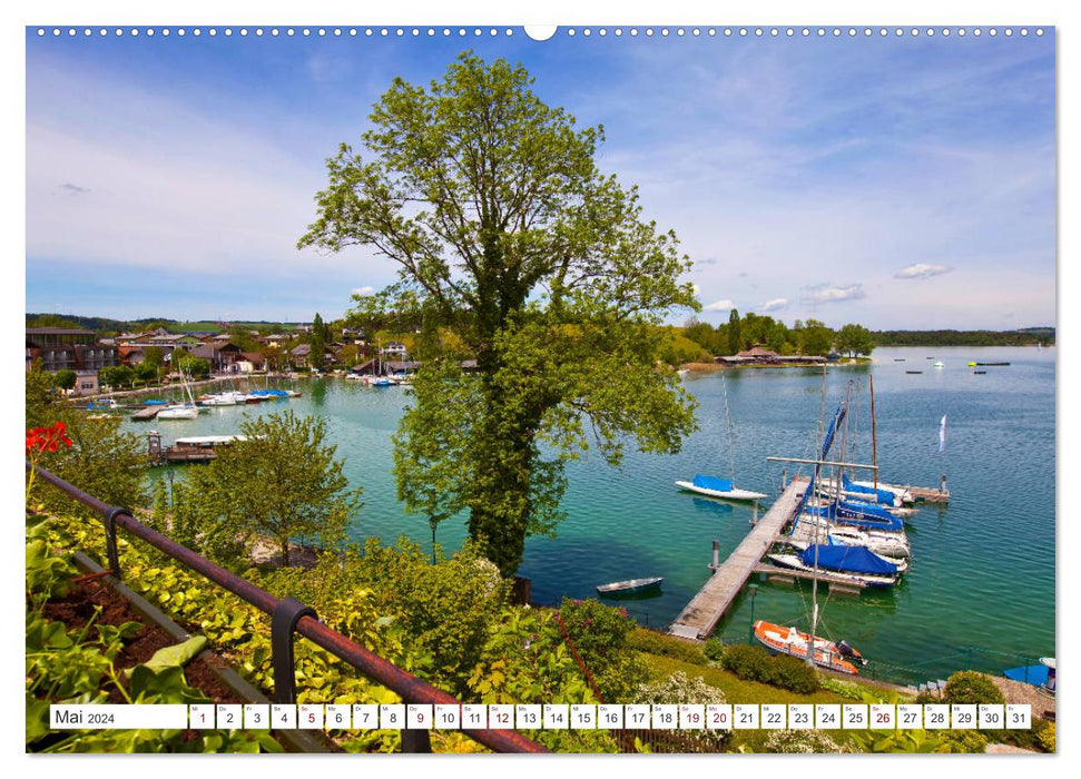 Die Flachgauer Seen (CALVENDO Premium Wandkalender 2024)