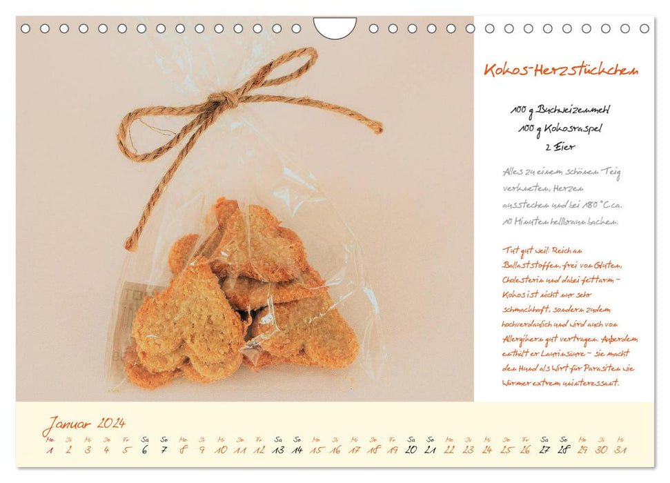 Les secrets des cookies d'Emma (Calendrier mural CALVENDO 2024) 