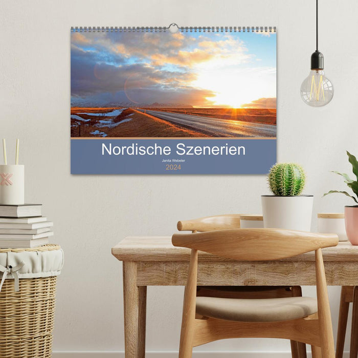 Nordic sceneries (CALVENDO wall calendar 2024) 