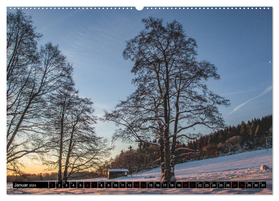 Westerwaldliebe (Calendrier mural CALVENDO 2024) 