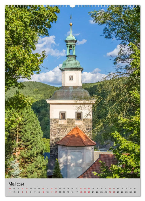 LOKET AND EGER Two idyllic places in West Bohemia (CALVENDO Premium Wall Calendar 2024) 