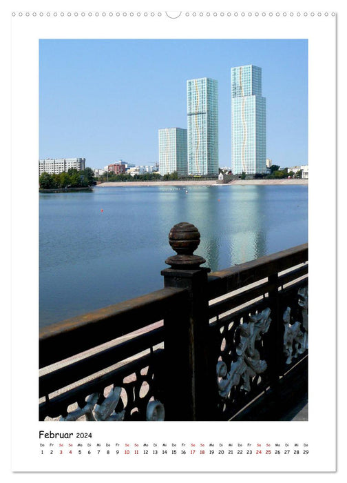 Astana - The Pearl of Central Asia (CALVENDO Premium Wall Calendar 2024) 