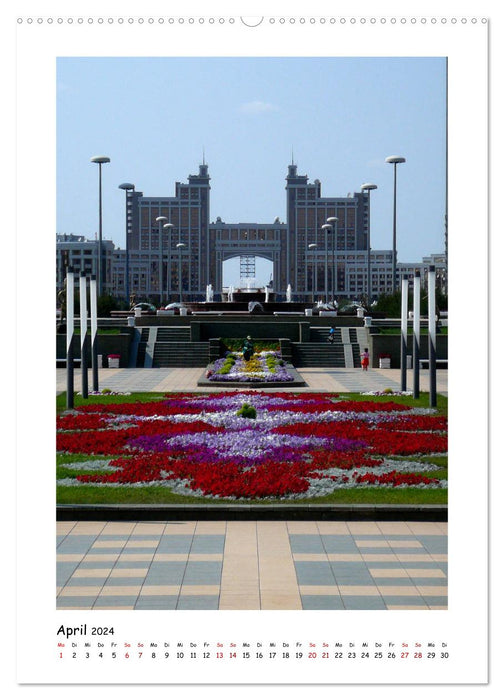 Astana - The Pearl of Central Asia (CALVENDO Premium Wall Calendar 2024) 
