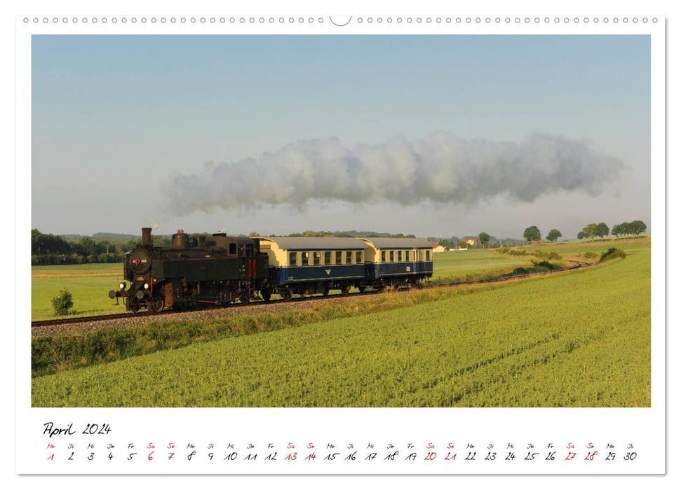 Full steam ahead through Austria (CALVENDO Premium Wall Calendar 2024) 