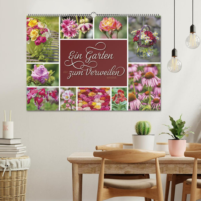 A garden that invites you to linger (CALVENDO wall calendar 2024) 