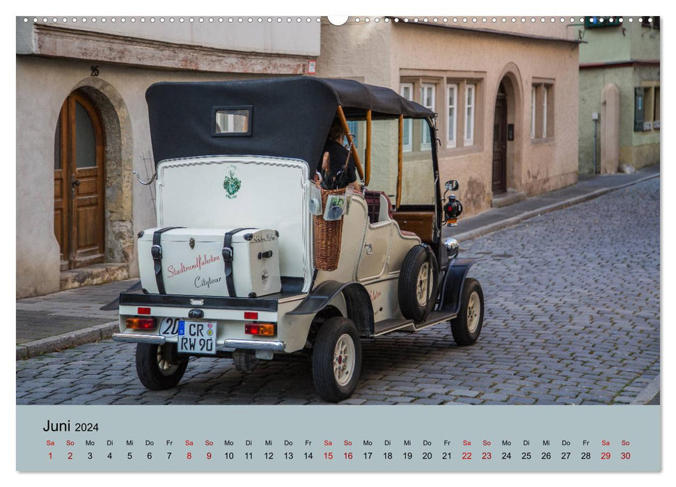 Das mittelalterliche Rothenburg (CALVENDO Wandkalender 2024)