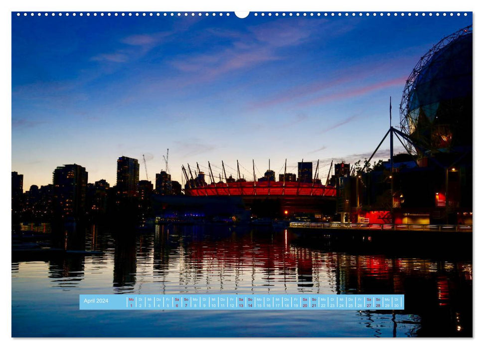 Vancouver - Dreaming between clouds and sea (CALVENDO Premium Wall Calendar 2024) 