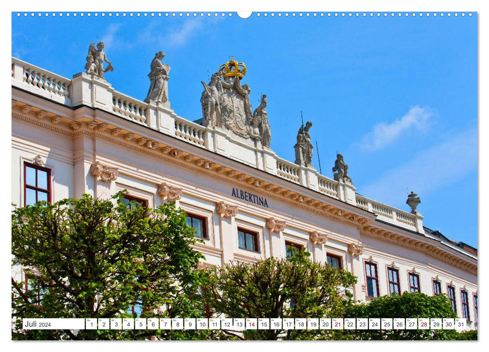 Schöne Grüße aus Wien (CALVENDO Premium Wandkalender 2024)