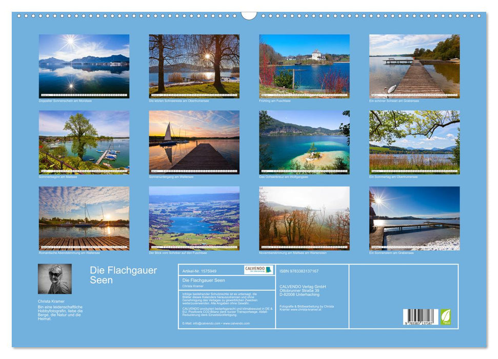 The Flachgau Lakes (CALVENDO wall calendar 2024) 