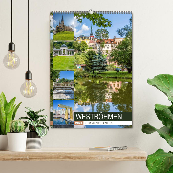 WESTBÖHMEN Terminplaner (CALVENDO Wandkalender 2024)