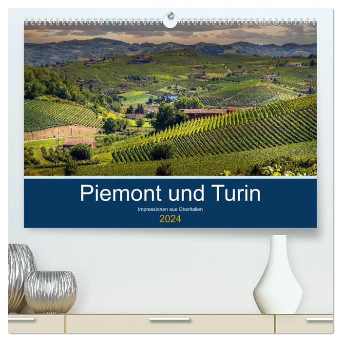 Piedmont and Turin (CALVENDO Premium Wall Calendar 2024) 