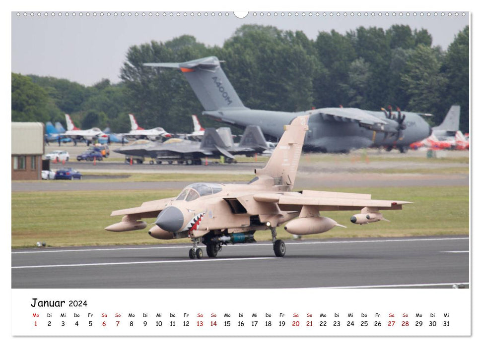 Militärjets Panavia Tornado (CALVENDO Premium Wandkalender 2024)