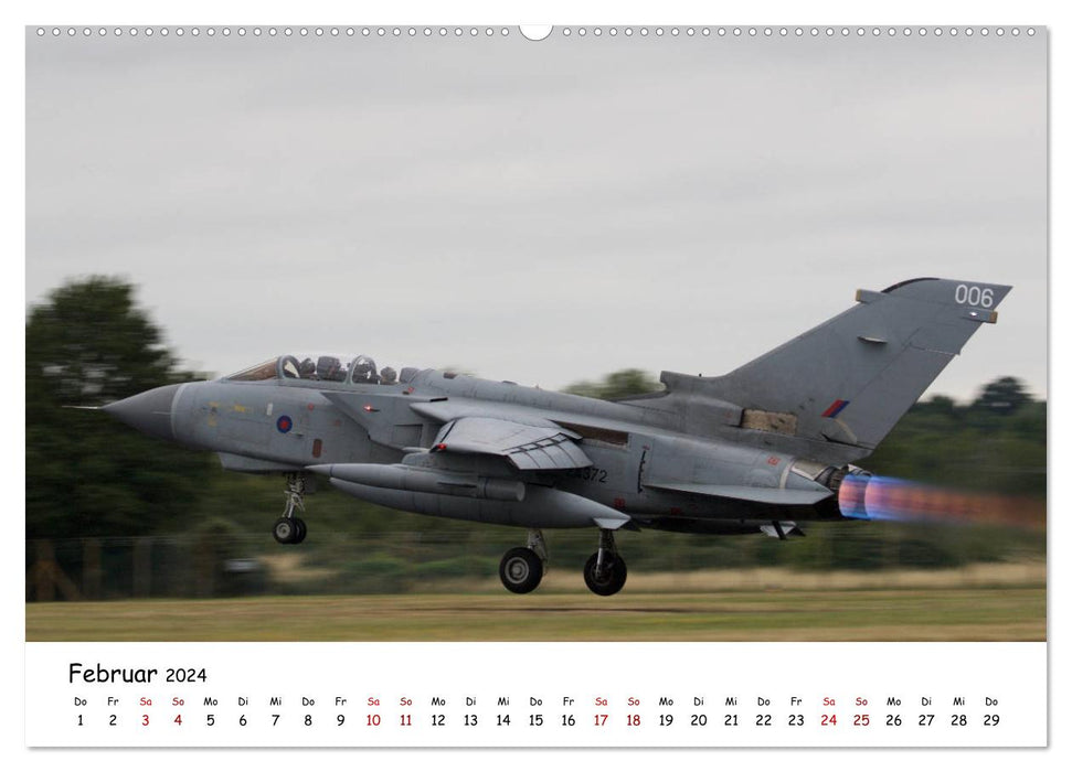 Military Jets Panavia Tornado (CALVENDO Premium Wall Calendar 2024) 