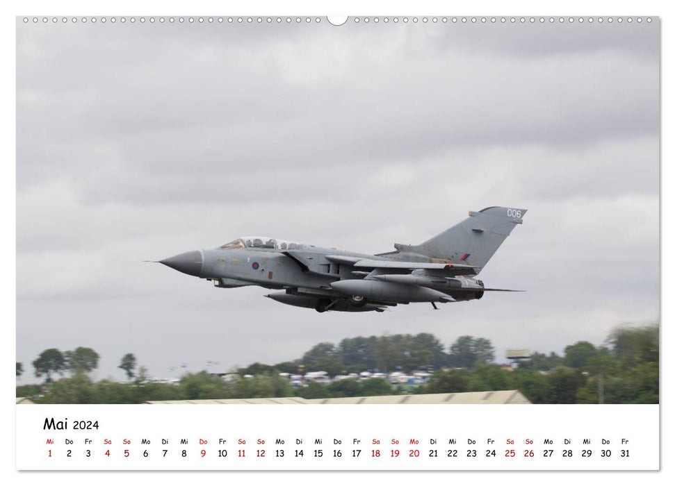Military Jets Panavia Tornado (CALVENDO Premium Wall Calendar 2024) 