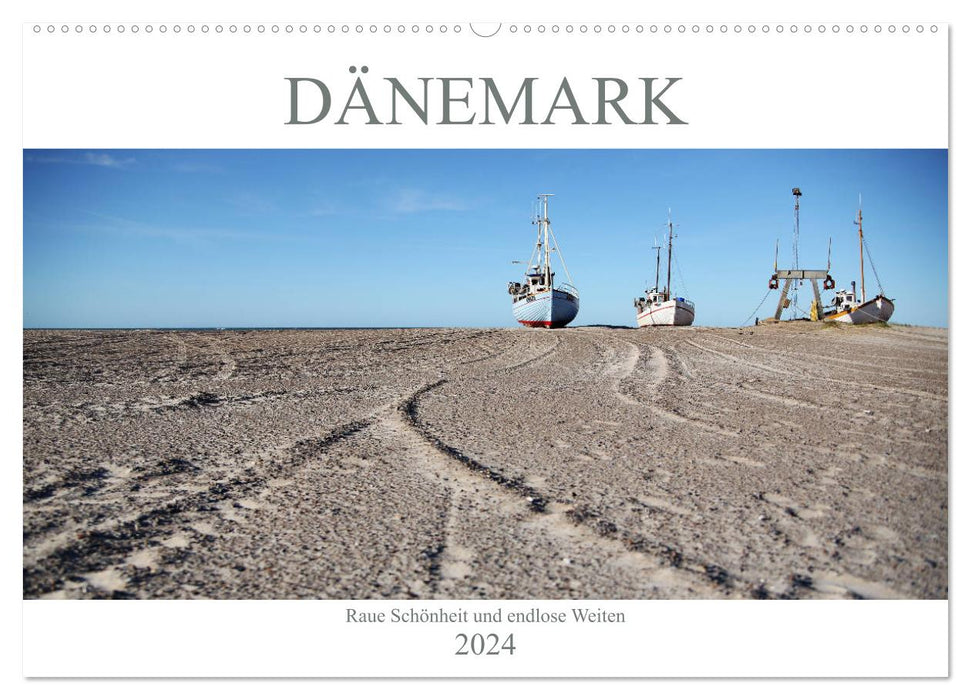 Denmark - Rough beauty and endless expanses (CALVENDO wall calendar 2024) 