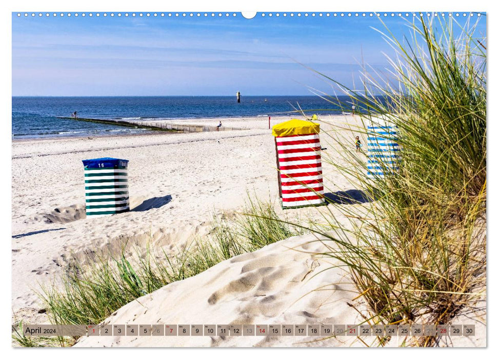 BORKUM Trauminsel in der Nordsee (CALVENDO Premium Wandkalender 2024)