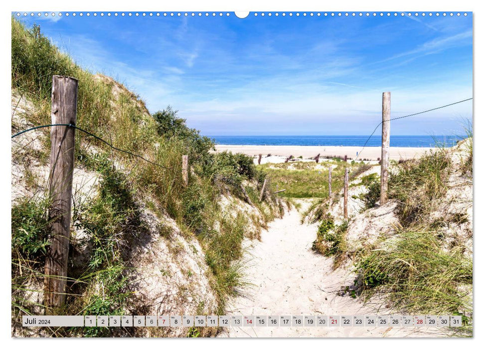 BORKUM Trauminsel in der Nordsee (CALVENDO Premium Wandkalender 2024)