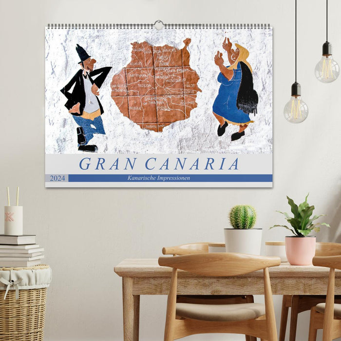 Gran Canaria - Kanarische Impressionen (CALVENDO Wandkalender 2024)