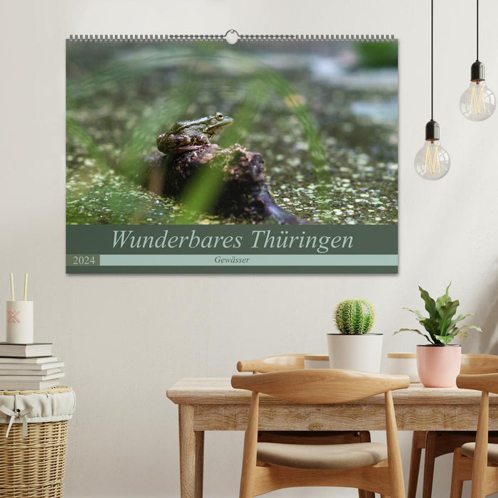 Wunderbares Thüringen - Gewässer (CALVENDO Wandkalender 2024)
