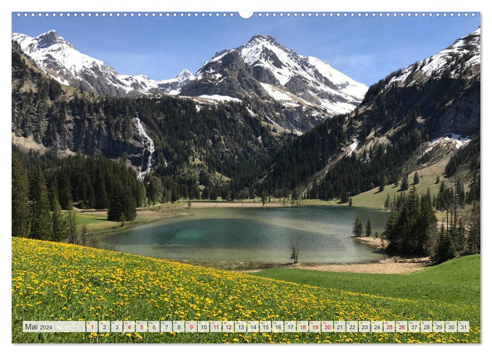 Bergblicke der Schweiz (CALVENDO Premium Wandkalender 2024)