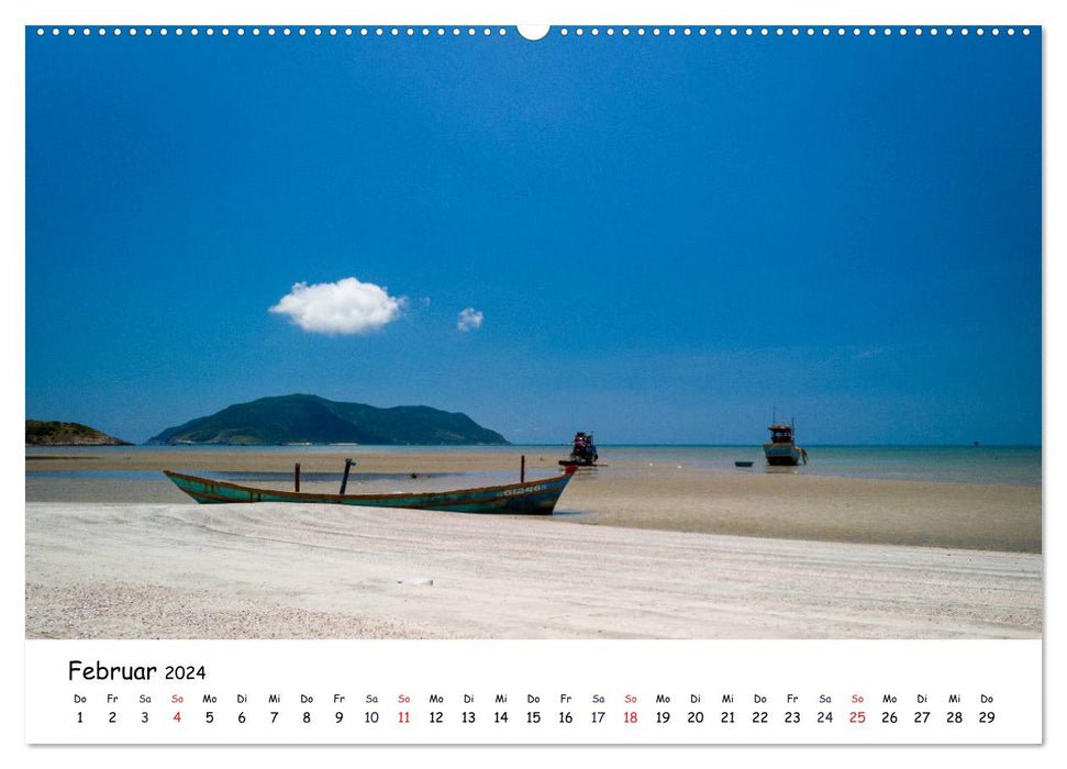 Vietnam from the air (CALVENDO Premium Wall Calendar 2024) 