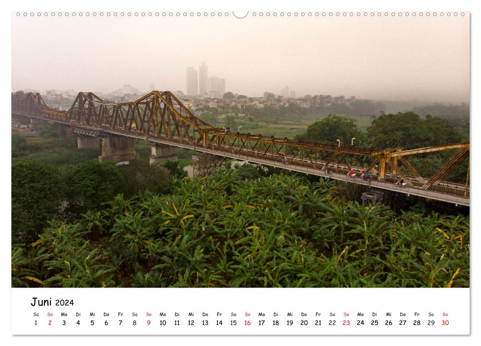 Vietnam aus der Luft (CALVENDO Premium Wandkalender 2024)