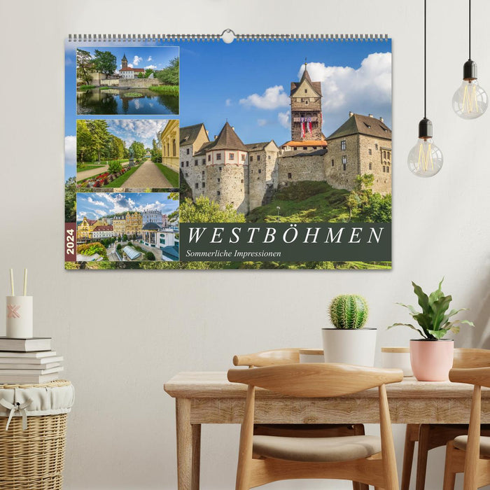 BOHÈME DE L'OUEST Impressions d'été (calendrier mural CALVENDO 2024) 