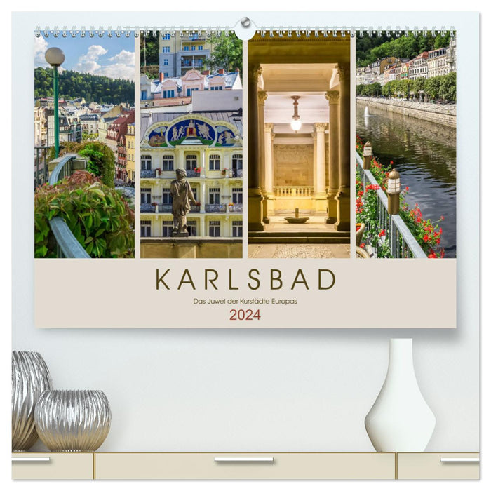 CARLSBAD The jewel of Europe's spa towns (CALVENDO Premium Wall Calendar 2024) 