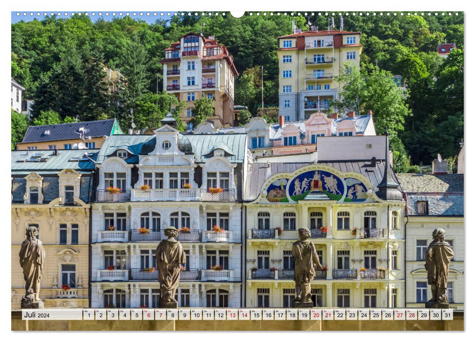 CARLSBAD The jewel of Europe's spa towns (CALVENDO Premium Wall Calendar 2024) 