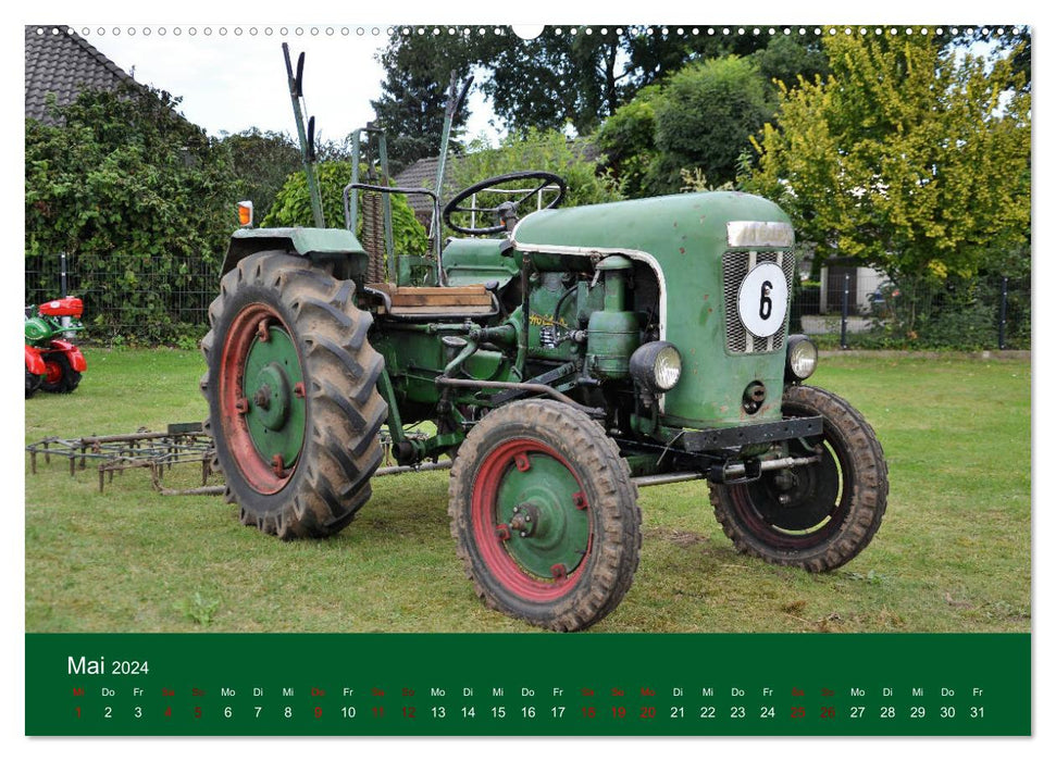 TRECKER-SCHLEPPER. Unverzichtbare Helfer in der Landwirtschaft (CALVENDO Premium Wandkalender 2024)
