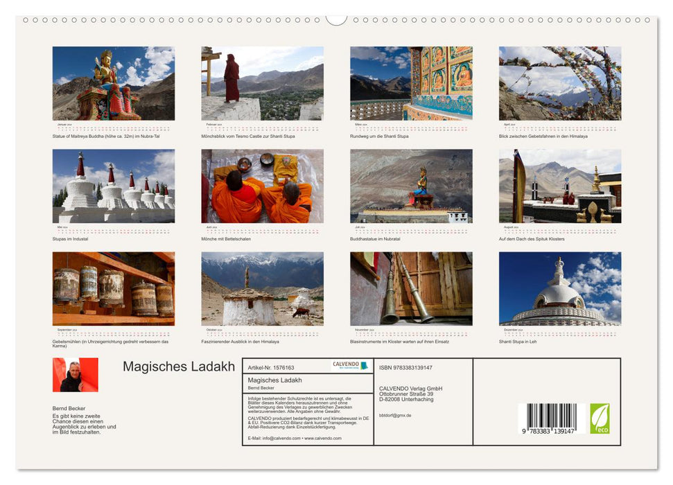 Magisches Ladakh (CALVENDO Premium Wandkalender 2024)