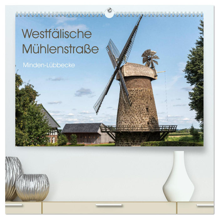 Westfälische Mühlenstraße (CALVENDO Premium Wandkalender 2024)