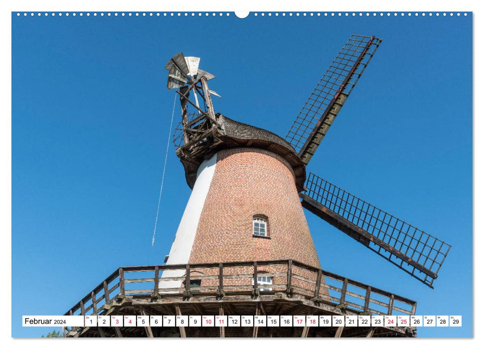 Westphalian Mill Road (CALVENDO Premium Wall Calendar 2024) 