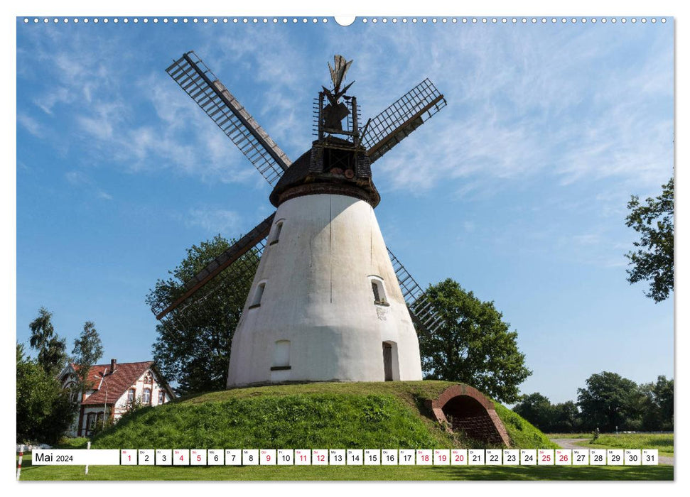 Westphalian Mill Road (CALVENDO Premium Wall Calendar 2024) 