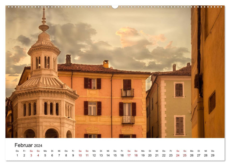 Piémont et Turin (calendrier mural CALVENDO 2024) 