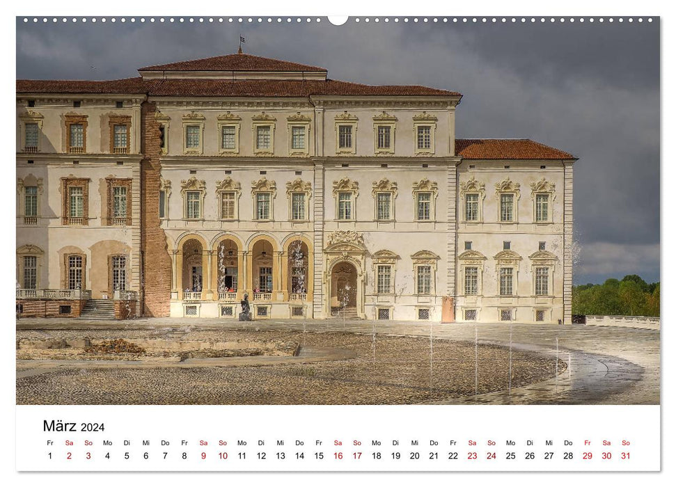 Piémont et Turin (calendrier mural CALVENDO 2024) 