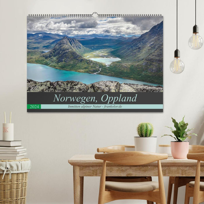 Norvège, Oppland (calendrier mural CALVENDO 2024) 