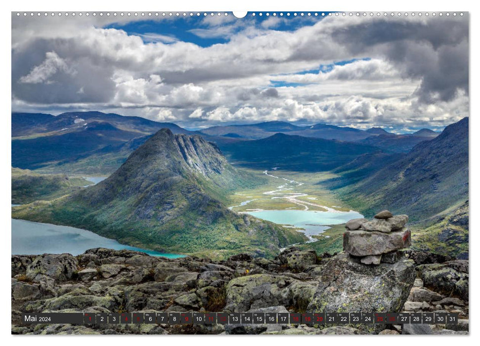 Norvège, Oppland (calendrier mural CALVENDO 2024) 