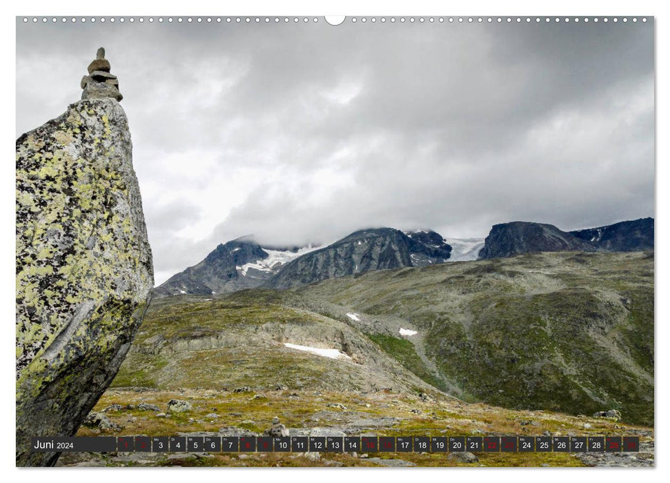 Norwegen, Oppland (CALVENDO Wandkalender 2024)