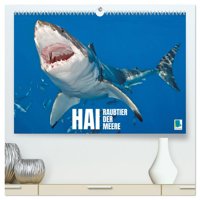 Hai: Raubtier der Meere (CALVENDO Premium Wandkalender 2024)