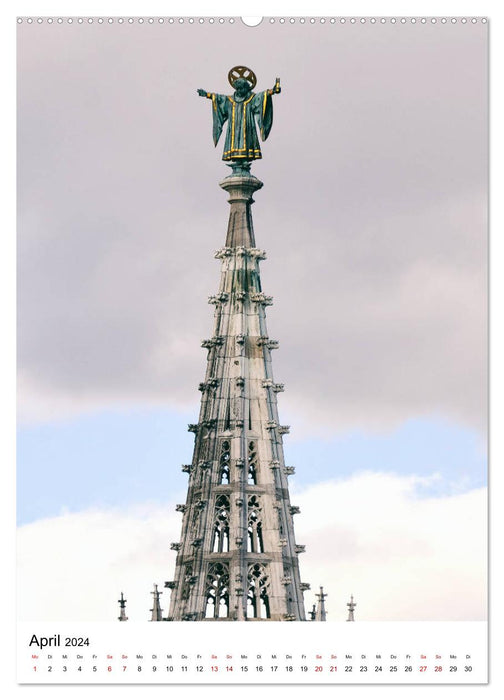 München Blick vom Alten Peter (CALVENDO Wandkalender 2024)