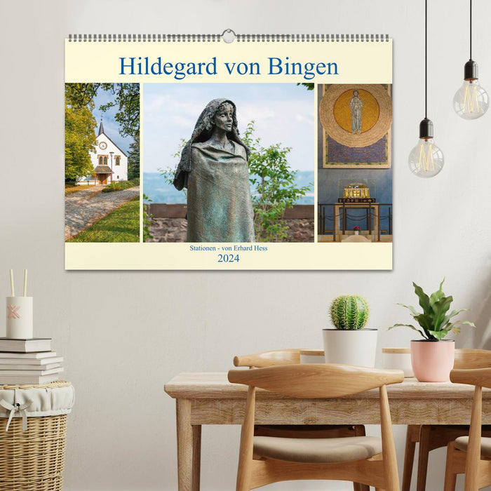 Hildegard von Bingen - Stationen (CALVENDO Wandkalender 2024)