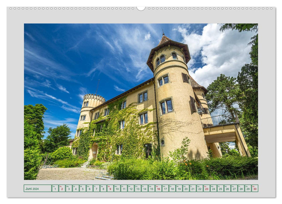 Châteaux du Bade-Wurtemberg (calendrier mural CALVENDO 2024) 