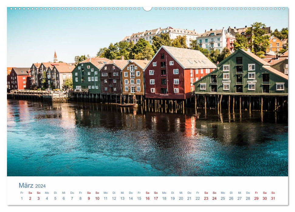 Nordkapp - Norwegens Küstenlandschaft (CALVENDO Premium Wandkalender 2024)