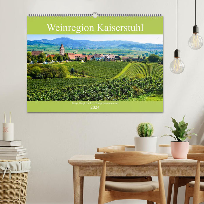 Weinregion Kaiserstuhl (CALVENDO Wandkalender 2024)