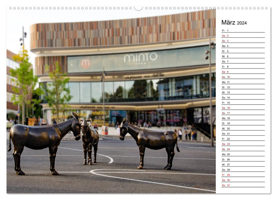 Unterwegs in Mönchengladbach (CALVENDO Premium Wandkalender 2024)