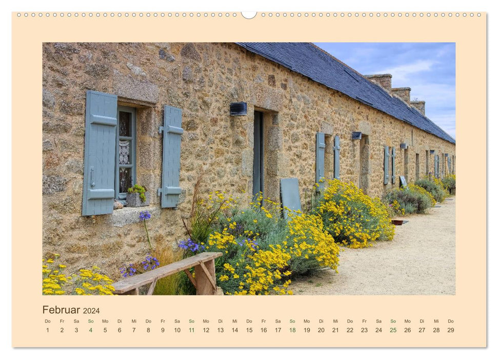 Meneham - Village de pêcheurs breton sur une côte rocheuse sauvage (Calendrier mural Premium CALVENDO 2024) 