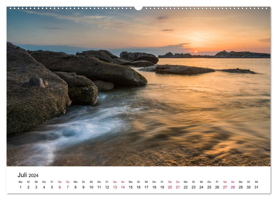 Die Bretagne - Felsige Küstenbereiche (CALVENDO Premium Wandkalender 2024)